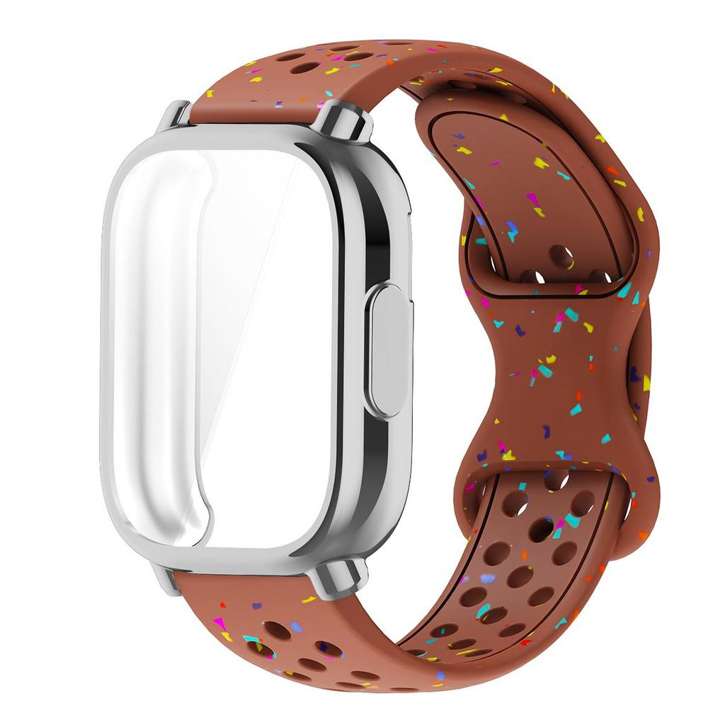Řemínek+Pouzdro Pro Xiaomi Redmi Watch 5 active 5 Lite Ochranný Kryt Celý Displej TPU Měkký Kryt a Silikonový Prodyšný Sportovní Pásek