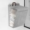 Wall-mounted Dirty Clothes Basket Punch Free Collapsible Laundry Basket  Bedroom