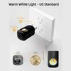 220V Mini LED Night Light with Twilight Sensor Plug in for EU US Socket Energy Efficient Lamp for Baby Room