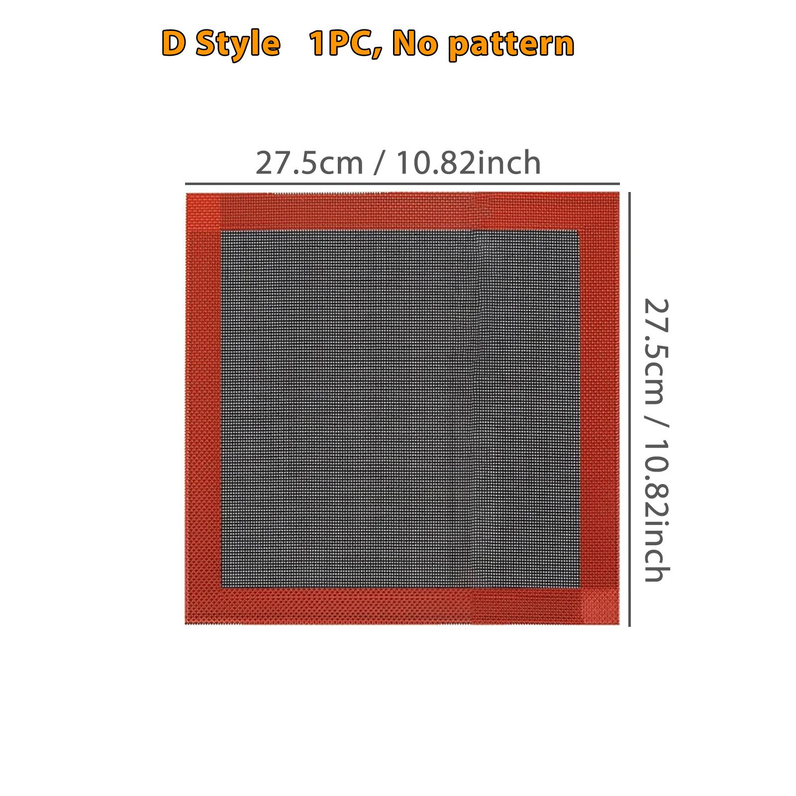 

1PC Perforated Silicone Baking Mat, 2 Sides with Puff & Round Patterns, Reusable Non-stick Oven Liner, for Cookies Macaron Bread