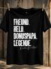 Bonus Papa Legende Distressed Gerunisex Lettering With Thankyou Script Stepdad Appreciation Theme Unisex All Tshirt