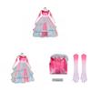 Wicked Glinda Cosplay Dress For Halloween Anime Role Play