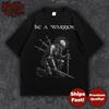 Be A Warrior Knight T-Shirt Motivational Quote Medieval Armor Inspirational Graphic Tee