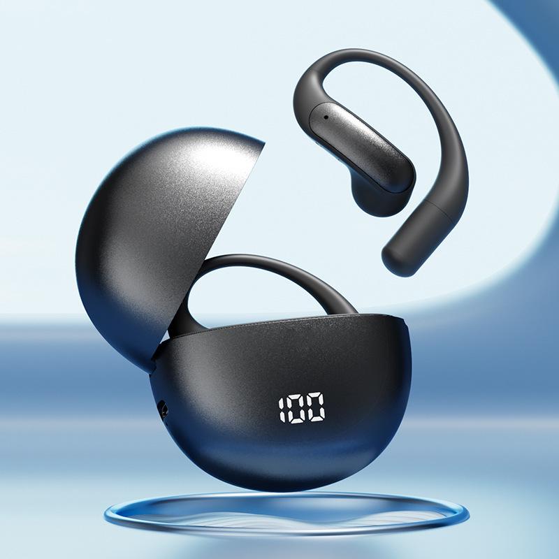 M118 Smart AI Translation Bluetooth Earphones with High-Quality Sound, Long Battery Life, Power Display & Ear Hook Design