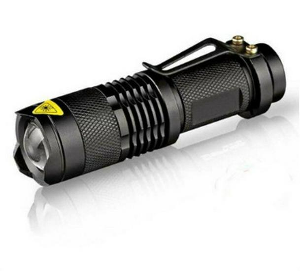 Bright Aluminum Alloy LED Zoom Mini Flashlight - Outdoor Strong Light SK68