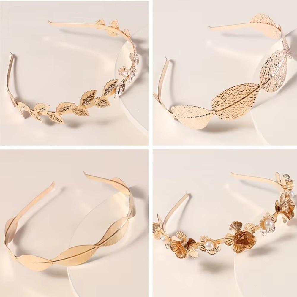 10pcs/set Simple Design Head Band Hairwear 3-7mm Head Hoop Base Metal Headband Bridal Accessories