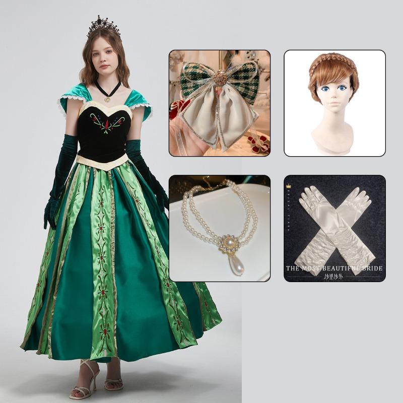 Snow White Ariel Anna Cinderella Bell Elsa Dress Adult Performance Costume