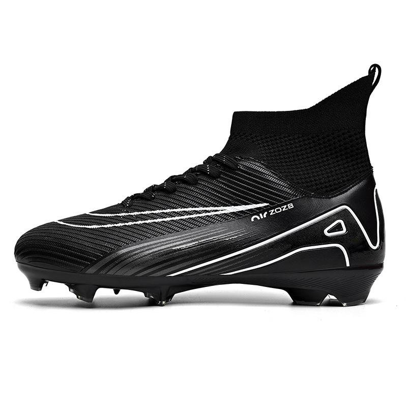 New Football Shoes Long Broken Nails High Top Breathable Sports Men's and Women's Models