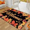 Halloween Welcome Doormat Stain-Resistant Wear-Resistant Indoor Entrance Carpet Anti-slip Mat Hallway & Kitchen Rug Home Decor