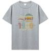 Vintage August 1980 Original Parts T-shirt Birthday Gift Tshirt Fashion Oversized T Shirt Clothing Unisex Cotton Tops