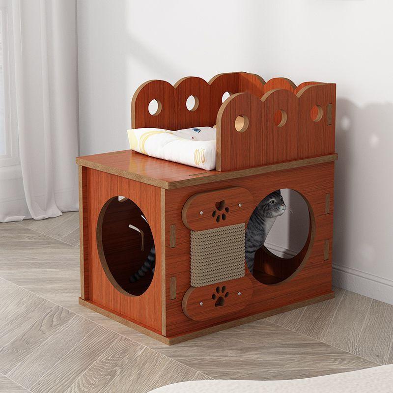 Gatitos Casa Para Perros Con Cajas De Madera Casa Para Gatos De