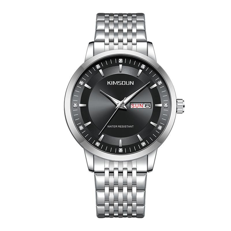 

Часы мужские UTHAI Brand, бизнес-тренд, водонепроницаемые, светящиеся, с календарем, ремешок из нержавеющей стали, корпус из сплава, кварцевые часы, подарок