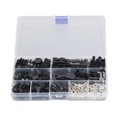 480 Stück Stecker Buchse Crimp Pin Terminal Kit Jumper Wire Header Gehäuse Verbinder 2,54mm Rastermaß 2 3 4P