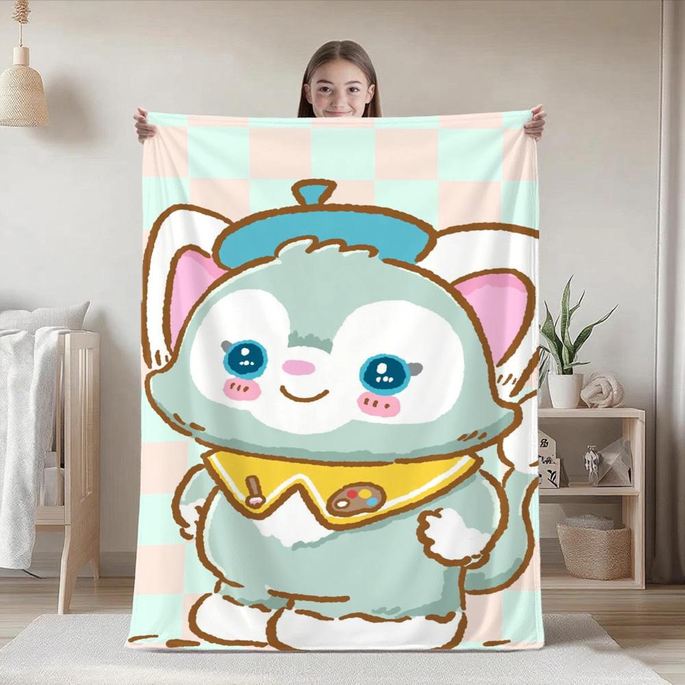 Home and Decoration Cute Fashion Throw Blankets for Beds/sofa G-Gelatoni cat Blanket for Camping/Traveling Blanket Best Gifts