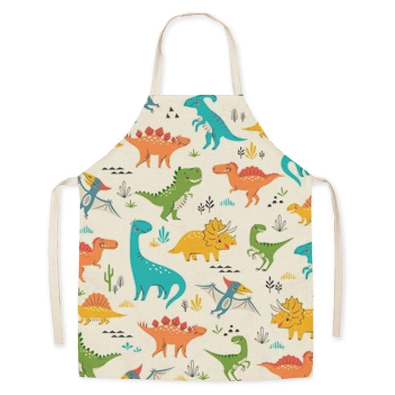 Apron Kids Apron Kitchen Household Item Animal Print Apron Adult Hair Apron 55-68cm Apron Custom Logo Kitchen Supplie