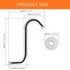 Bathroom Accessory 10inch S Shaped Gooseneck Shower Head Extension Arm with Standard Connection Bathroom Accessories