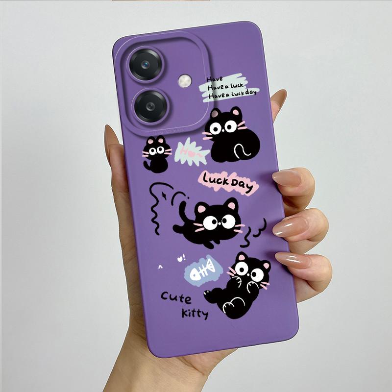 For OPPO A3 4G Phone Case A40 A40m CPH2669 CPH3669 Soft Silicone Sweet Painted Funda Coque Cartoon Printed Protective Back Cover