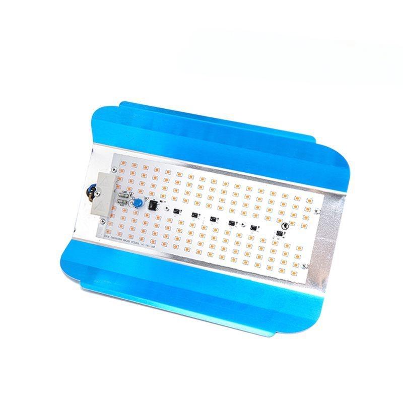 LED COB Lodine Tungsten Spectrum LED Grow Pink 380-840nm 100W 50W AC 220V  Led IC Plant Lights Fllood Light Vegetable Plan