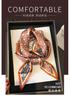 Multifunctional color matching double-layer scarf decorative silk scarf commuting spring and summer diagonal hair scarf versatile thin narrow streamer