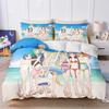 Anime S-Sailor Moon Home Love Child Duvet Cover Set HD Comforter Cover Bedclothes for Kids Bedding Sets Bedroom Decor