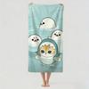 Cartoon cute M-mofusand Towel Drying Bath Towel Applicable To Light Swimming Camping Yoga Beach Out