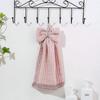3 Pack Bowknot Hand Towel - Soft Dish Wipe Cloth With Hanging Loop For Kitchen Bathroom, Microfiber Coral Velvet Cute Hand Towel For Kids, Adults