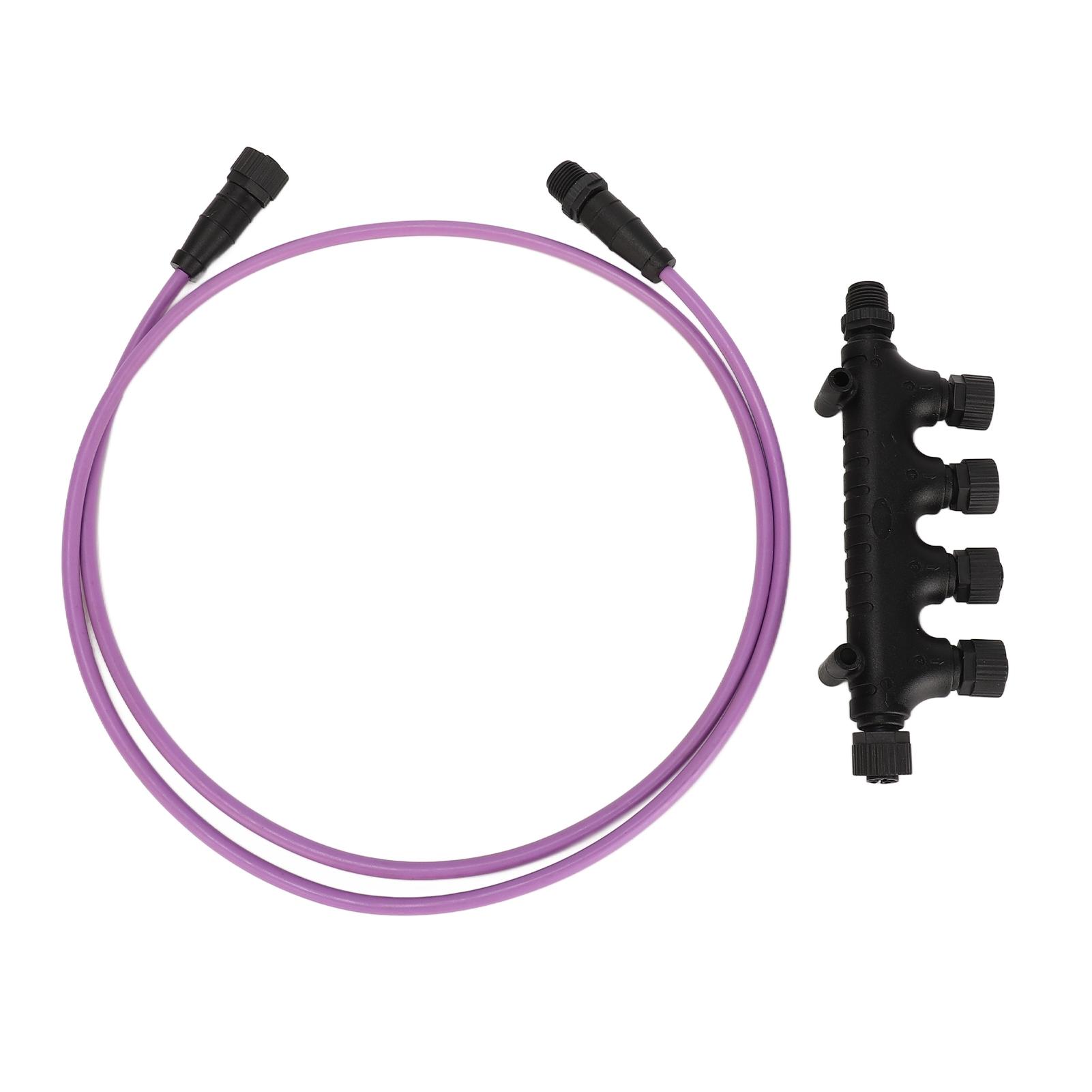

для NMEA 2000 4-портовый многопортовый разъем T M12 водонепроницаемый с проводным кабелем для морских судов