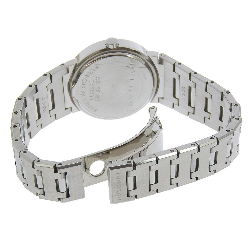 Bvlgari Bvlgari Bvlgari Zegarki BB26Stal Nierdzewna czarna Tarcza Stal Nierdzewna Kwarcowy Wyświetlacz Analogowy Kobiety Używany