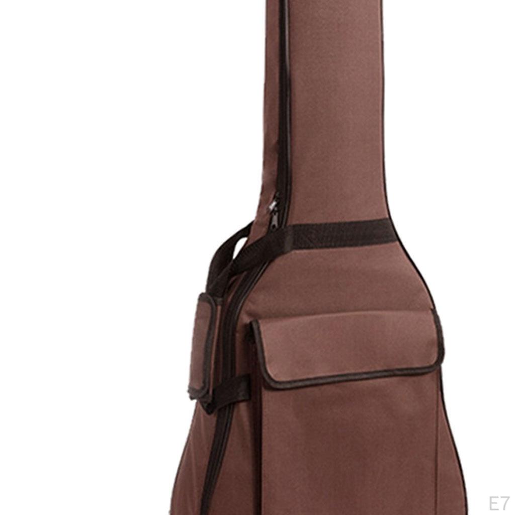 Acoustic Guitar Bag Oxford Cloth Dustproof Travel Carrying Backpack Double Shoulder Strap