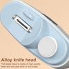 Electric Nail Clipper 3 Speed Automatic Nail Trimmer with LED Light USB Rechargeable Baby Kids Adults Seniors Toenails Fingernail Cutter Polisher