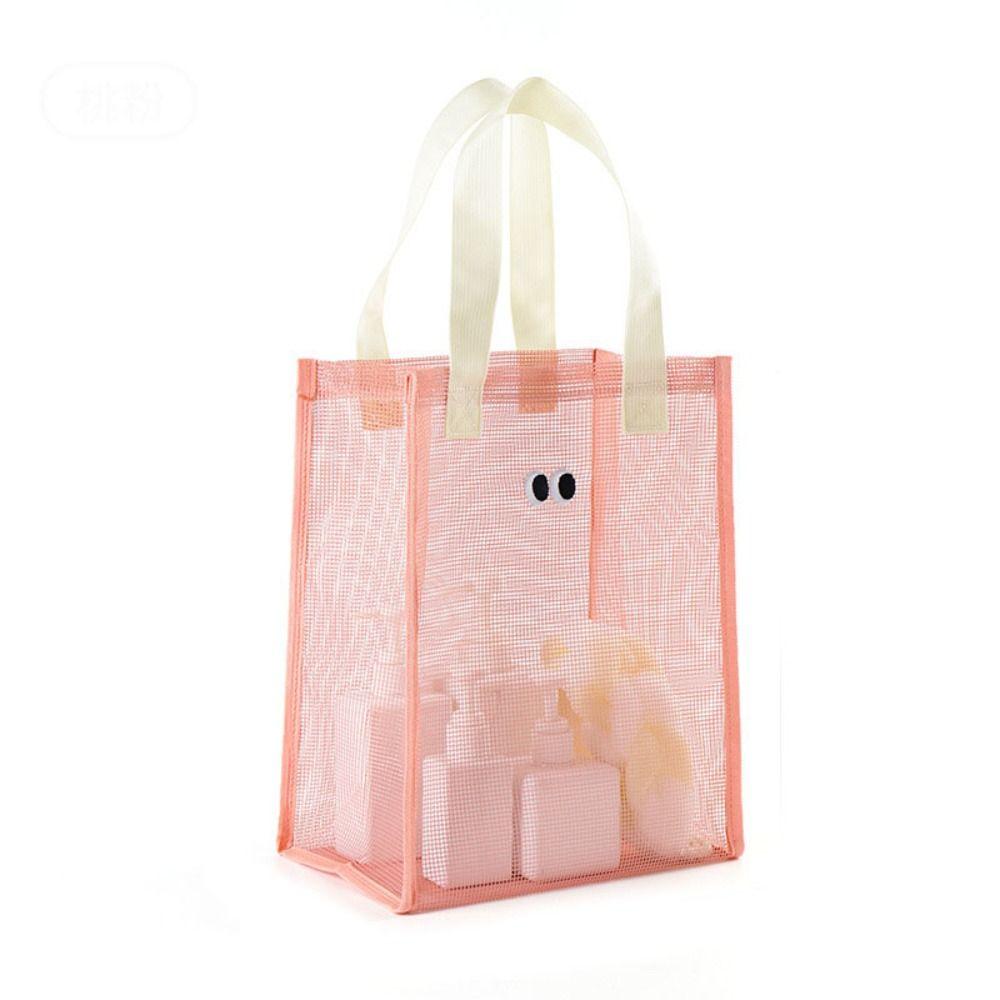 Beach Storage Pouch Mesh Handbag Large Capacity Wash Bag High Quality Cosmetic Bag  Swim