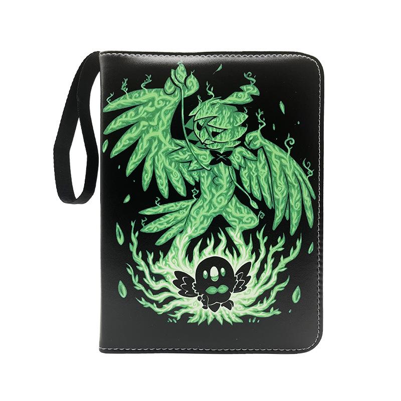 

4 -Pocket 9-Pocket Anime Card Pack Booklet Binder - Anime Tcg Card Album & Collector’S Folder Card Holder Festival Present Four-grid cardless