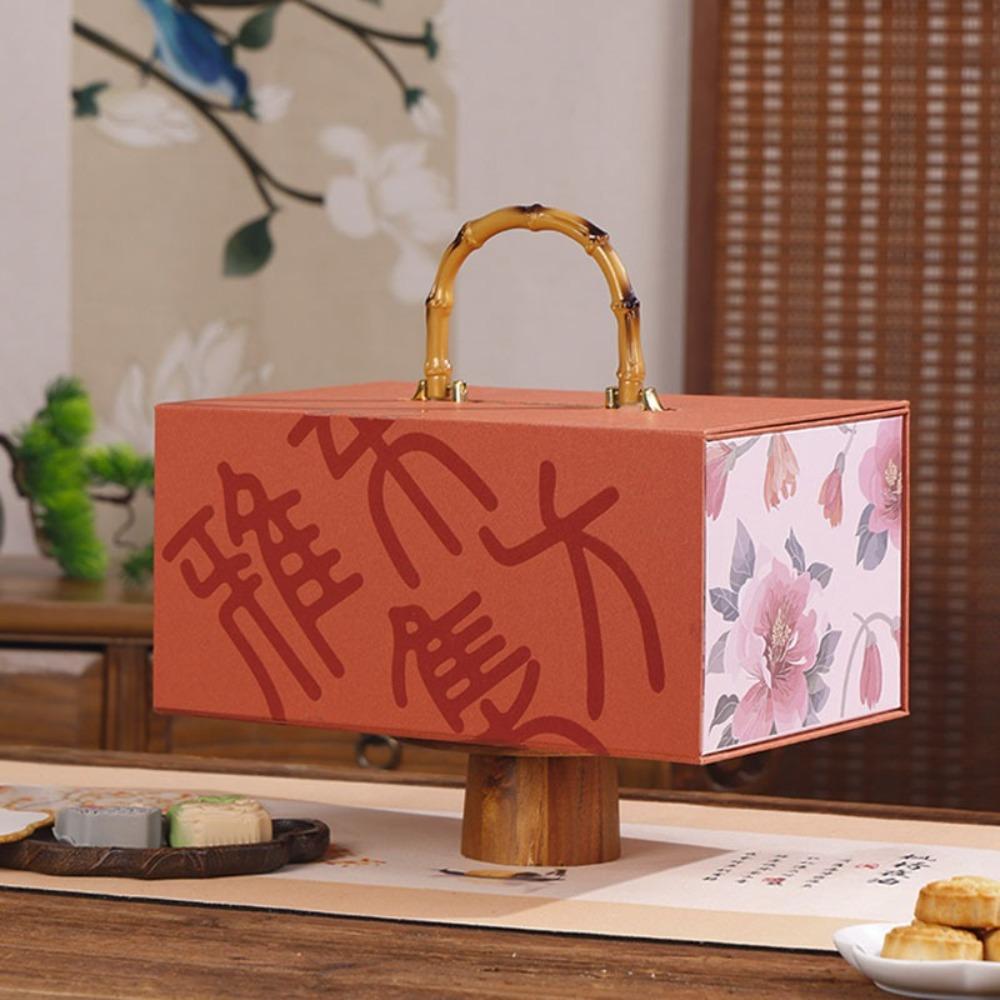 12-grain Moon Cake Box Luxury Egg Yolk Crisp Packaging Box  Gift Giving