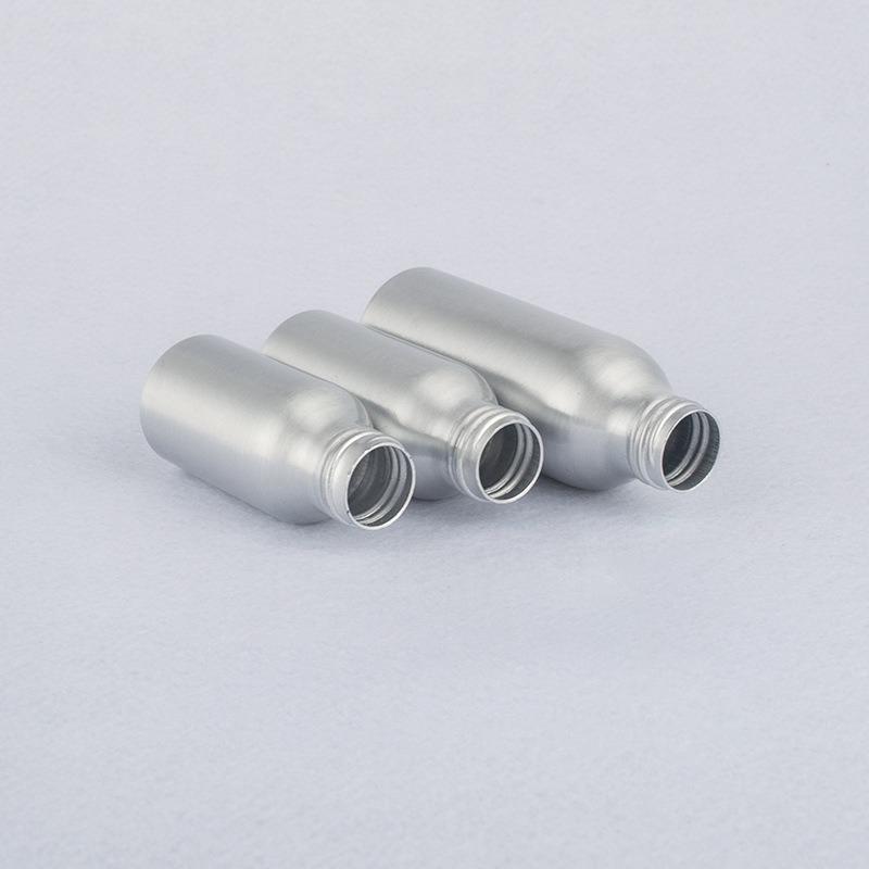 Aluminum Bottle Ribbed Nozzle Sunscreen Spray Bottle Aluminum Perfume Bottle Perfume Dispenser Bottle