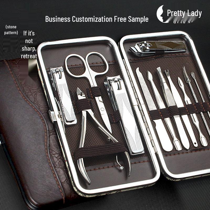 

12-Piece Manicure & Pedicure Set: Nail Clippers & Scissors