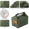 SEPWIK Lunch Insulated and Thermal Lunch Large Tote Bag for Outdoor Green Bag, Bag, Capacity, Stylish, Water-Repellent, Foldable, Activities, Camping,