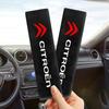 Accessoires d'intérieur de voiture Housse de ceinture de sécurité en suède et duvet Protection épaule et cou pour Citroen C4 C3 C5 C1 C2 Berlingo C-Elysee