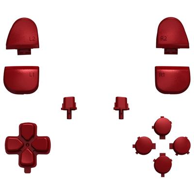 eXtremeRate Compatible with PS5 Controller Replacement R1L1R2L2 Trigger Share Option Face Pure Color Full Set Button Compatible with PS5 Controller