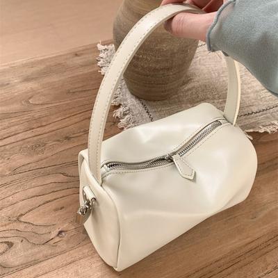 Hand Carry Pillow Bag Niche Summer New Shoulder Small Square Bag Soft Leather Handbag Women