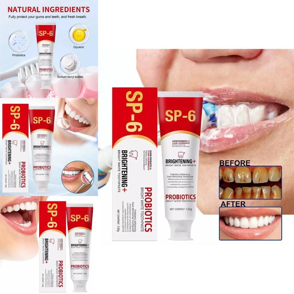 Premium Yilest Sp-6 Probiotic Whitening Toothpaste For Stain Removal And Fresh Breath