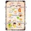 SQDGLZ Vintage Pizza Delicious Food Metal Sign Tin Sign Plate Home Bar Door Wall Decor Sticker Decoration Plaque Poster Gift