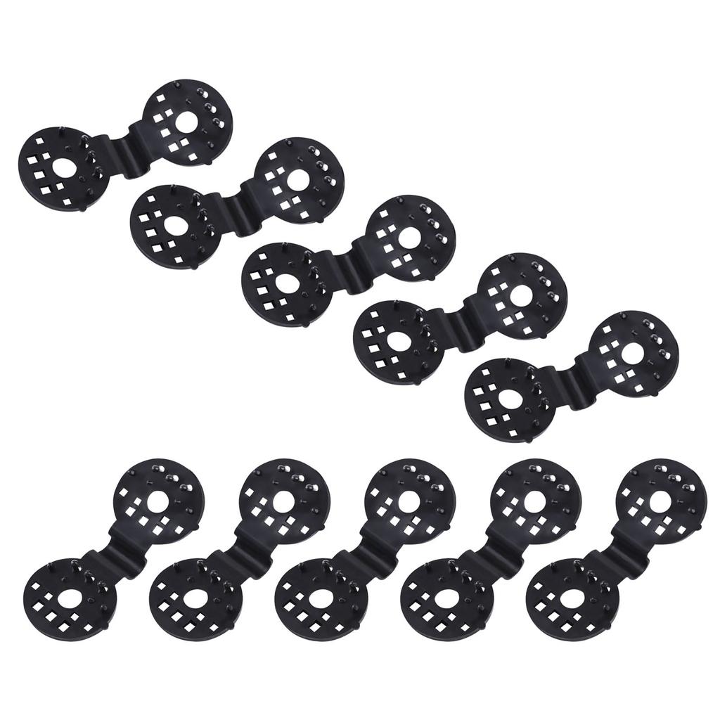 10 Stück Schattiernetz Kunststoffclip Abnehmbare Multifunktionale Sonnenschutzclips für Freiland Ackerland