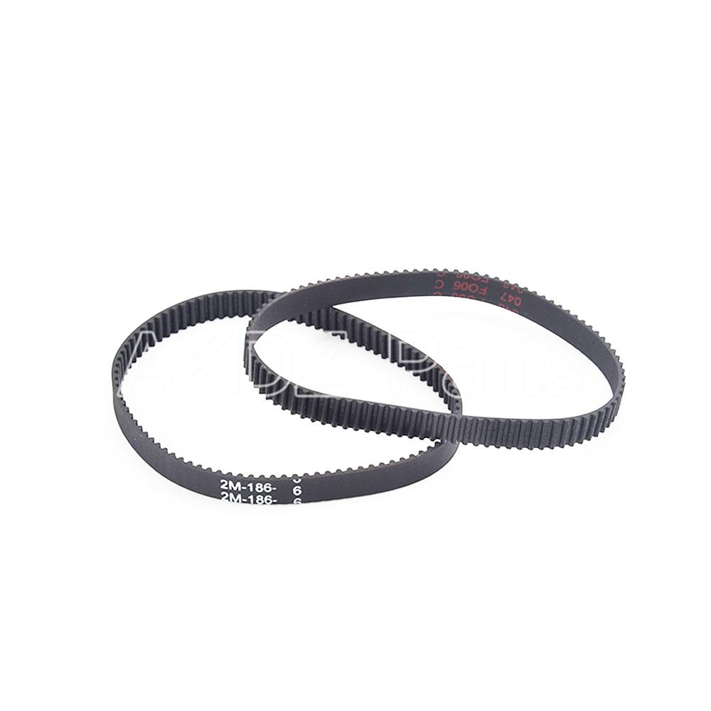 2GT Synchronous Rubber Belt for 3D Printer, 6mm Wide, Circumference 144-190mm