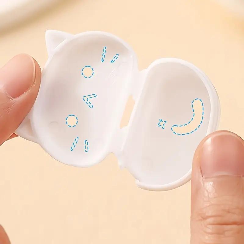 4PCS Cartoon Cat Toothbrush Head Case Cute Dustproof Protective Covers Portable Bathroom Travel Accessories