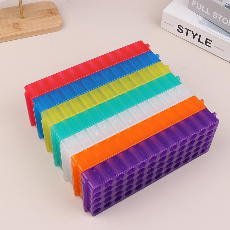 60 Holes Centrifuge Test Tube Rack 2 Side Test Tubes Holder Bracket 0.5Ml/1.5Ml Centrifuge Vial Tube Support Laboratory Supplies