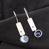 Tanzanite Gemstone 925 Sterling Silver Statement Jewelry Handmade Earrings 1.9" EE-168-11