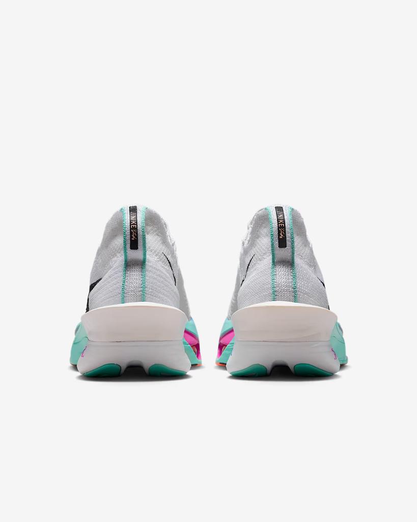 FD8315-104 Nike Alphafly 3 White Hyper Turquoise Concord Black (Women's)