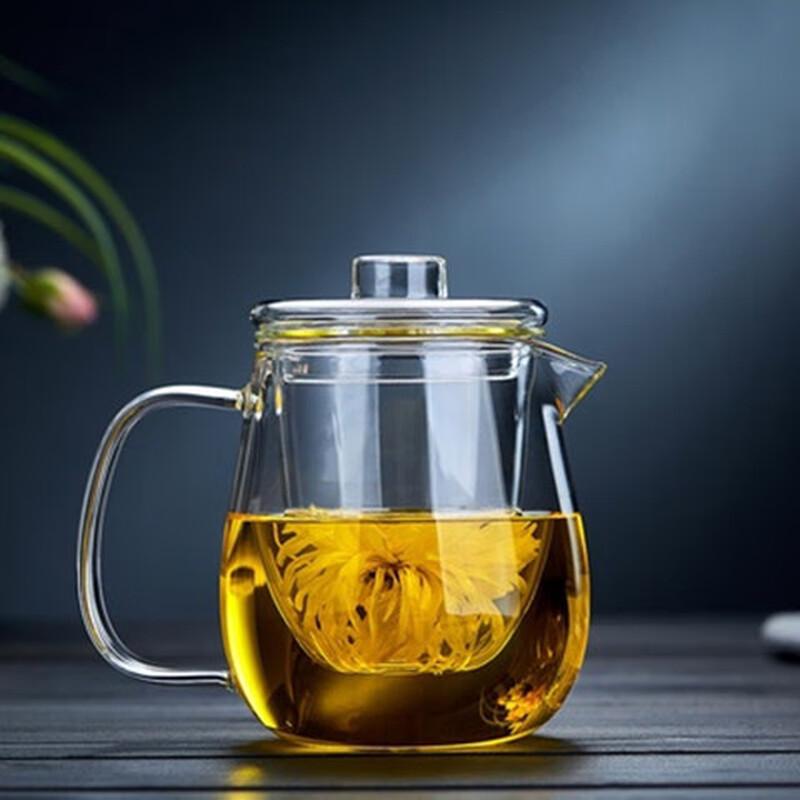 UD High Borosilicate Glass Teapot 600ml Penguin Pot