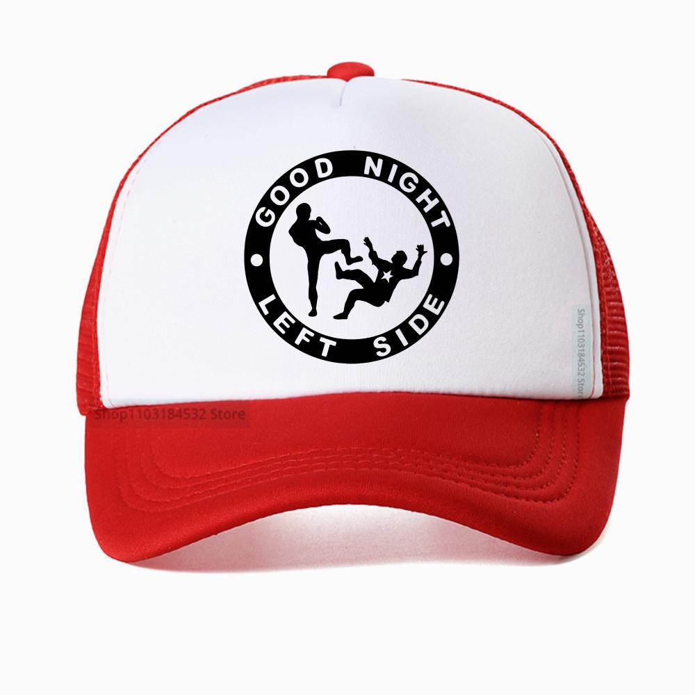 Good Night Left Side Graphic baseball cap Casual Fashion for men women hat Breathable sun hats adjustable mesh snapback hat