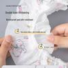 [New] Thickened Double-Layer Portable Disposable Toilet Seat Cover - Non-Woven, Printed Design.